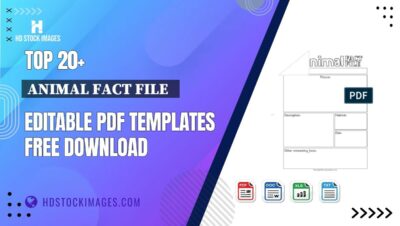 Top 20+ Animal Fact File   Editable PDF Templates Free Download