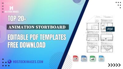 Top 20+ Animation Storyboard   Editable PDF Templates Free Download