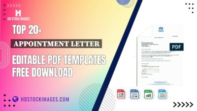 Top 20+ Appointment Letter Editable PDF Templates Free Download