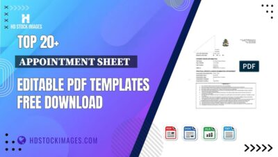 Top 20+ Appointment Sheet Editable PDF Templates Free Download