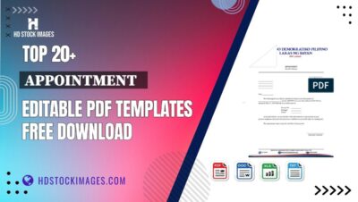 Top 20+ Appointment   Editable PDF Templates Free Download