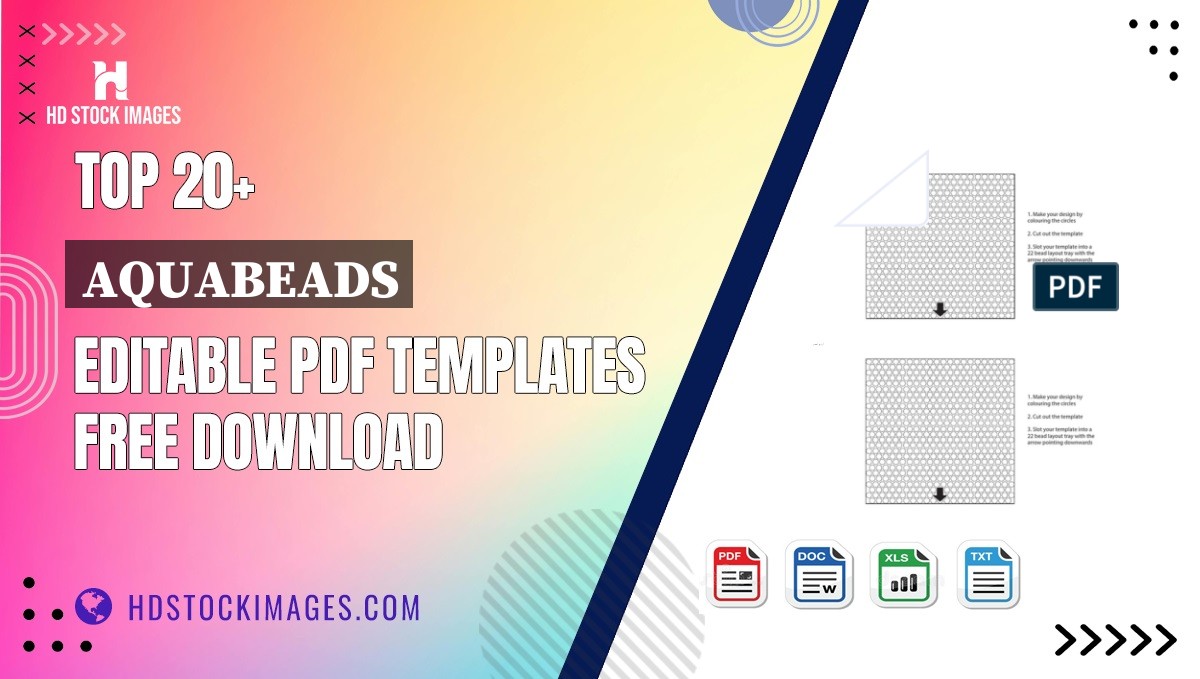 Top 20+ Aquabeads Editable PDF Templates Free Download