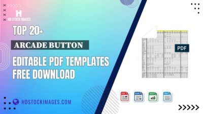 Top 20+ Arcade Button   Editable PDF Templates Free Download