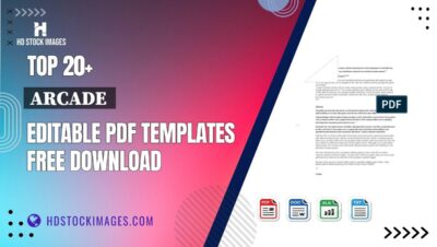 Top 20+ Arcade  Editable PDF Templates Free Download