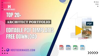 Top 20+ Architect Portfolio Editable PDF Templates Free Download