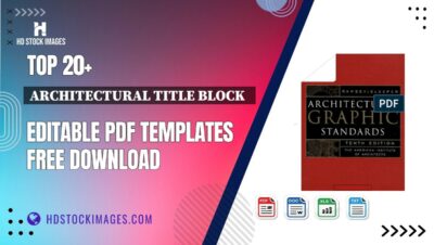 Top 20+ Architectural Title Block   Editable PDF Templates Free Download