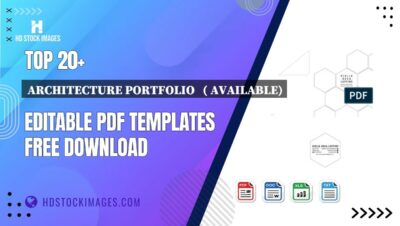 Top 20+ Architecture Portfolio ( Available) Editable PDF Templates Free Download
