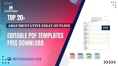 Top 20+ Argumentative Essay Outline   Editable PDF Templates Free Download