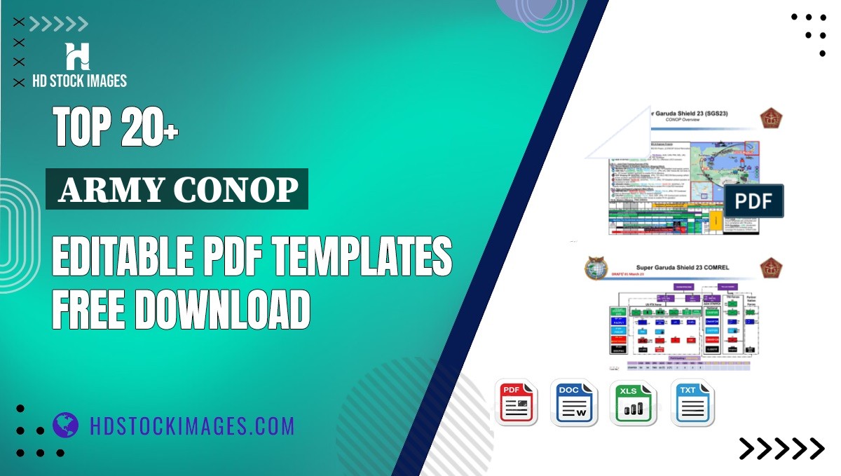 Top 20+ Army Conop Editable PDF Templates Free Download