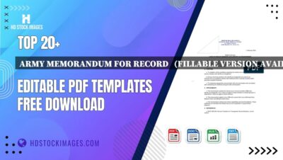 Top 20+ Army Memorandum For Record   (fillable Version Available) Editable PDF Templates Free Download