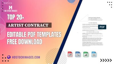 Top 20+ Artist Contract   Editable PDF Templates Free Download