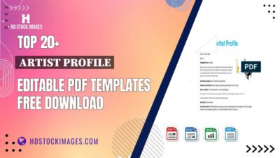 Top 20+ Artist Profile Editable PDF Templates Free Download