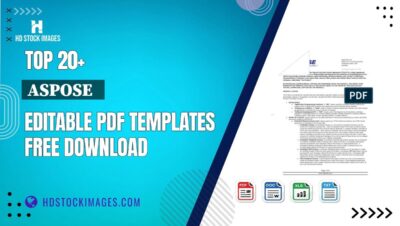 Top 20+ Aspose Editable PDF Templates Free Download