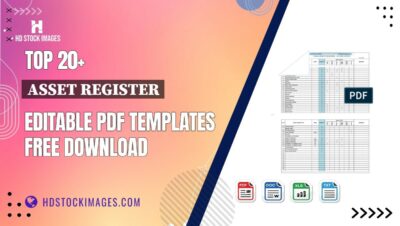 Top 20+ Asset Register Editable PDF Templates Free Download