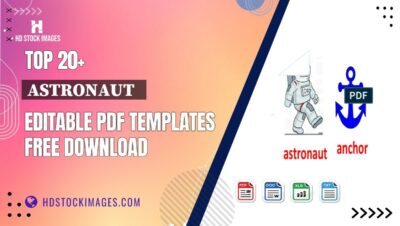 Top 20+ Astronaut Editable PDF Templates Free Download