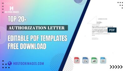 Top 20+ Authorization Letter   Editable PDF Templates Free Download