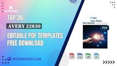 Top 20+ Avery 22830 Editable PDF Templates Free Download