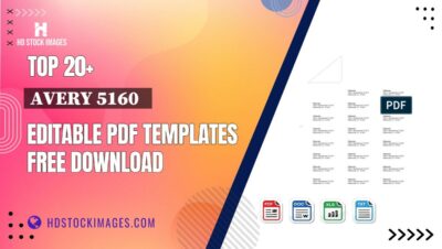 Top 20+ Avery 5160   Editable PDF Templates Free Download