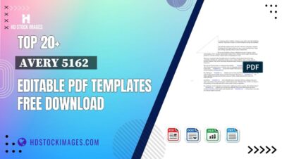 Top 20+ Avery 5162 Editable PDF Templates Free Download