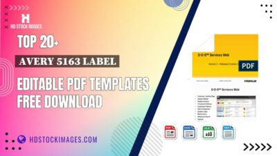 Top 20+ Avery 5163 Label Editable PDF Templates Free Download