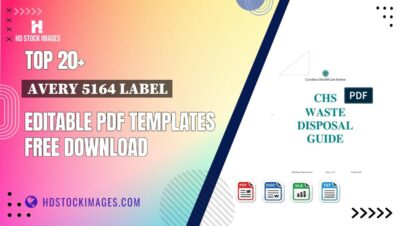 Top 20+ Avery 5164 Label Editable PDF Templates Free Download