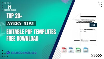 Top 20+ Avery  5195  Editable PDF Templates Free Download