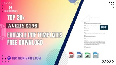 Top 20+ Avery 5198 Editable PDF Templates Free Download