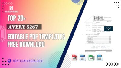 Top 20+ Avery 5267 Editable PDF Templates Free Download