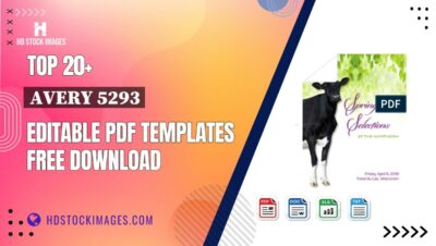 Top 20+ Avery 5293 Editable PDF Templates Free Download