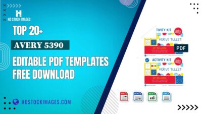 Top 20+ Avery 5390   Editable PDF Templates Free Download