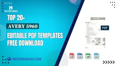 Top 20+ Avery 5960 Editable PDF Templates Free Download