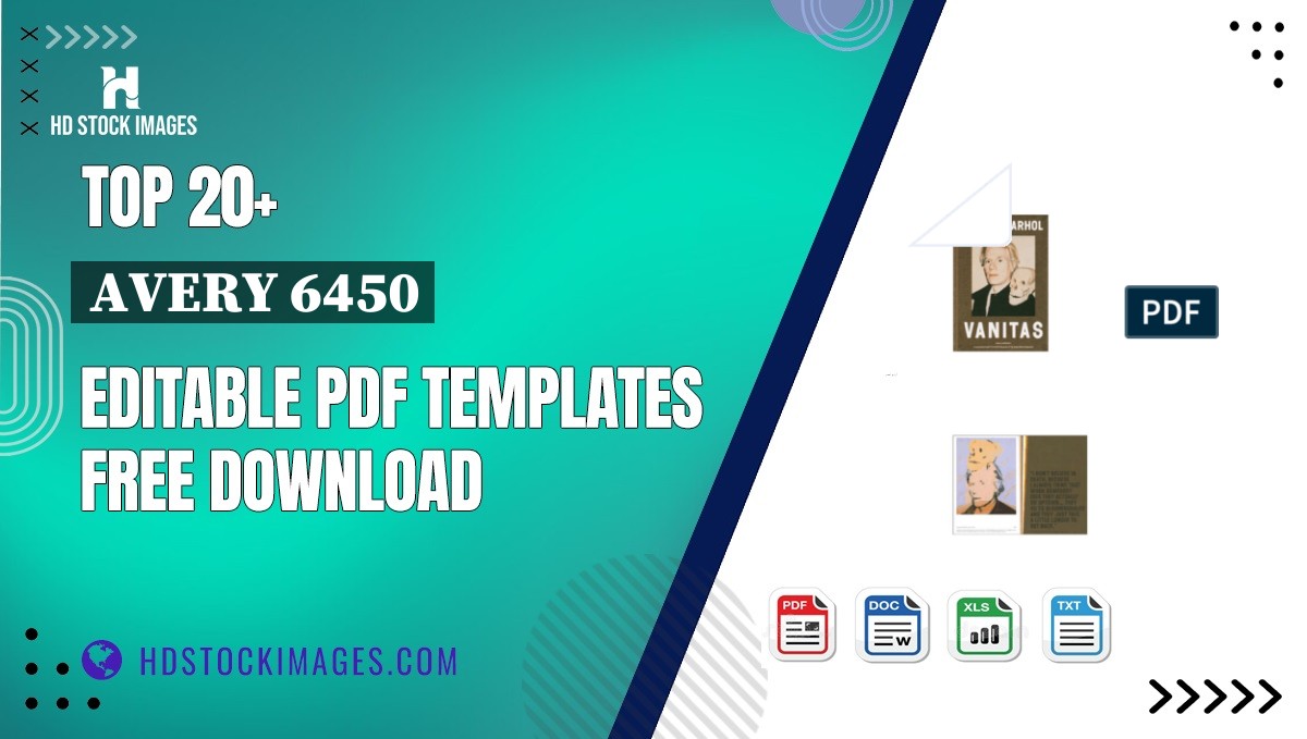 Top 20+ Avery 6450 Editable PDF Templates Free Download