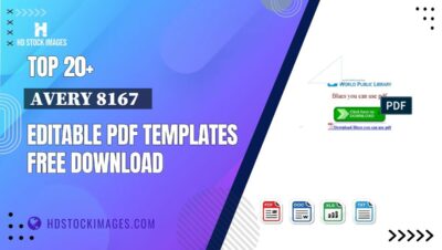 Top 20+ Avery 8167   Editable PDF Templates Free Download