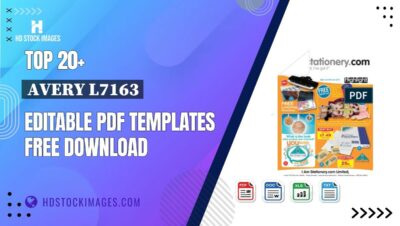 Top 20+ Avery L7163 Editable PDF Templates Free Download