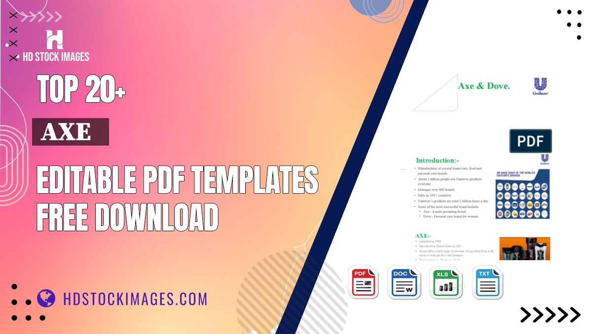 Top 20+ Axe   Editable PDF Templates Free Download