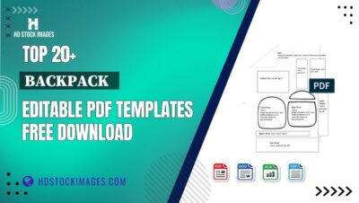 Top 20+ Backpack   Editable PDF Templates Free Download