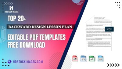 Top 20+ Backward Design Lesson Plan   Editable PDF Templates Free Download