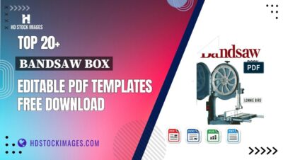 Top 20+ Bandsaw Box Editable PDF Templates Free Download