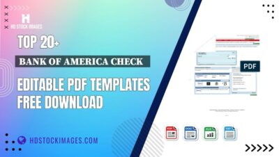 Top 20+ Bank Of America Check Editable PDF Templates Free Download