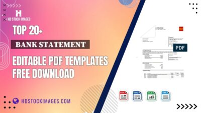 Top 20+  Bank Statement  Editable PDF Templates Free Download