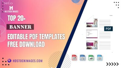 Top 20+ Banner Editable PDF Templates Free Download