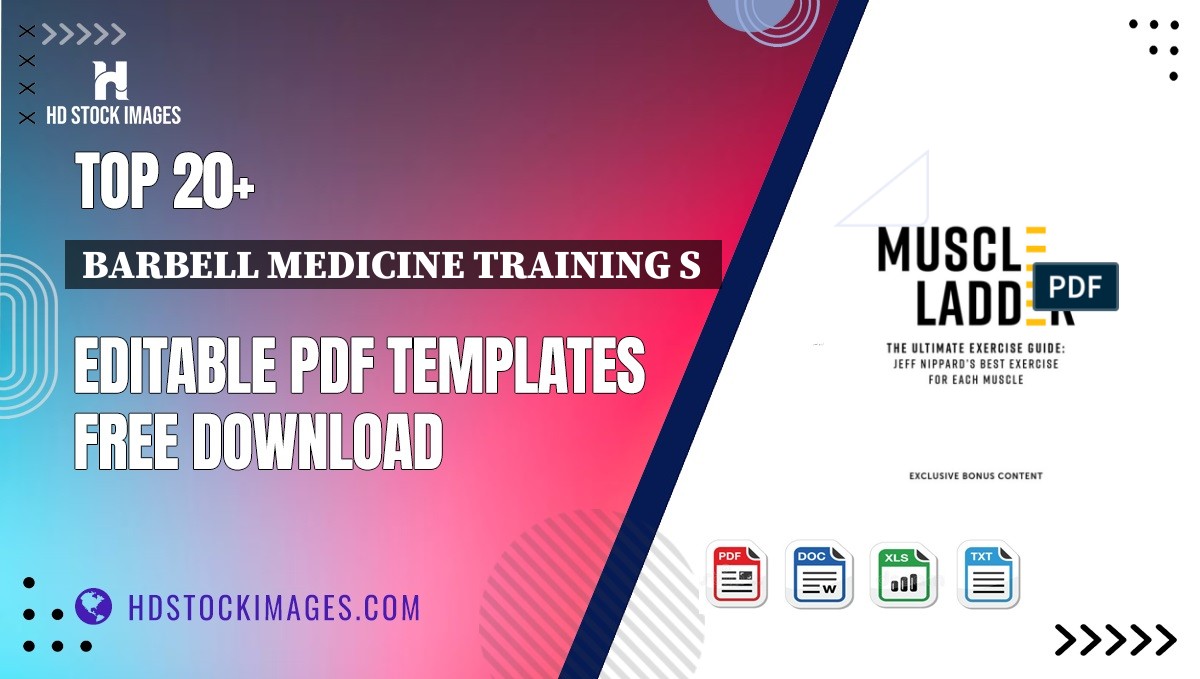 Top 20+ Barbell Medicine Training S  Editable PDF Templates Free Download