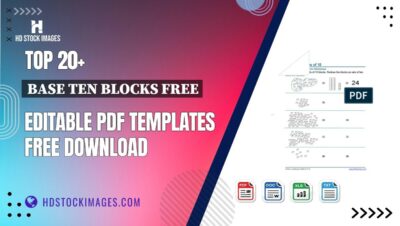 Top 20+ Base Ten Blocks Free Editable PDF Templates Free Download