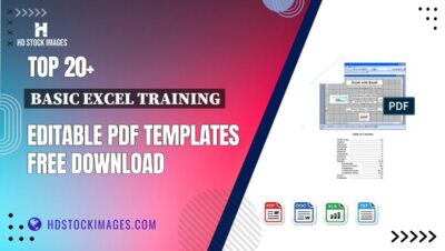 Top 20+ Basic Excel Training Editable PDF Templates Free Download