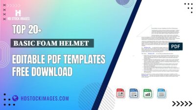 Top 20+ Basic Foam Helmet   Editable PDF Templates Free Download