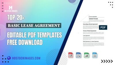 Top 20+ Basic Lease Agreement Editable PDF Templates Free Download