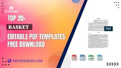 Top 20+ Basket   Editable PDF Templates Free Download