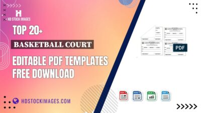 Top 20+ Basketball Court Editable PDF Templates Free Download