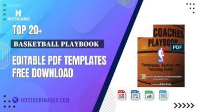 Top 20+ Basketball Playbook   Editable PDF Templates Free Download