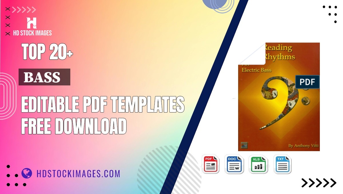 Top 20+ Bass   Editable PDF Templates Free Download